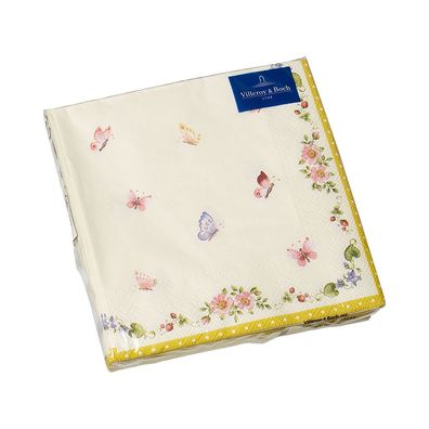 Villeroy & Boch Oster Accessoires Lunch Serviette Schmetterling Papier bunt 359072