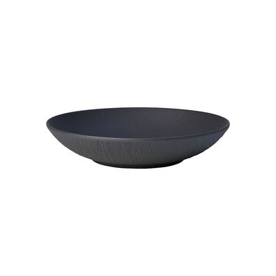 Villeroy & Boch Manufacture Rock Schale flach Premium Porcelain schwarz 1042392536