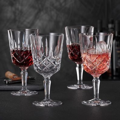 Nachtmann Vorteilset 2 x 4 Stück Noblesse Cocktail/Weinglas Set/4 104247 und