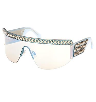 Swarovski CRA003 Sonnenbrille, Maske, Blau 5634749 Neuheit 2022