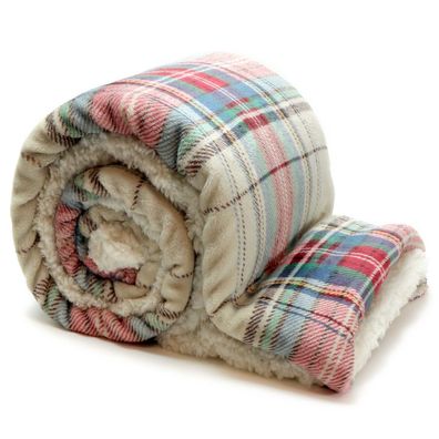 Larsson 200 b 150 cm zand plaid Unique living