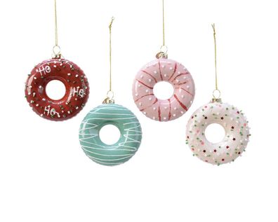 Donutglas l2,5b8h8,5 cm multi a4 Weihnachten Decoris