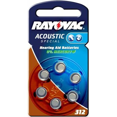 Rayovac V 312 AU-6MFAS / 4607