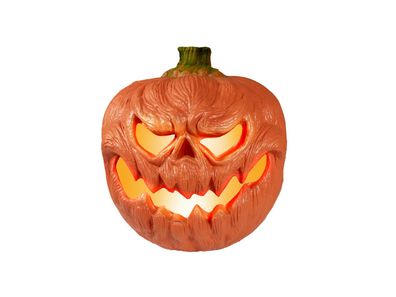 Europalms Halloween Kürbis beleuchtet, 18cm