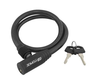 Schloss F ECO Spirale ohne Halter 80cm/12mm. schwarz