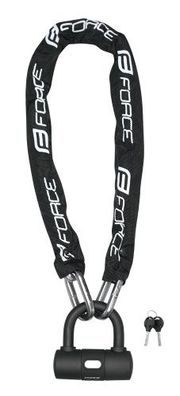 Verschluss FORCE Kette 100cm/10mm, schwarz