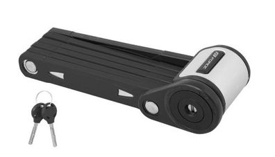 Faltbares 6-gliedriges Schloß 80 cm schwarz + Halter