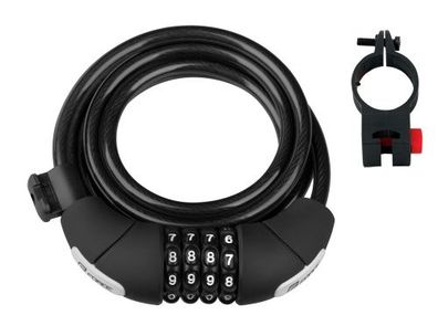 Zahlcode-Schloss 180cm/8mm mit Halter