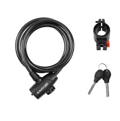 Schloss F STRONG Spirale mit Halter 150cm/10mm