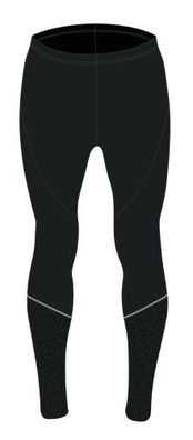 Legging FORCE MAZE in schwarz