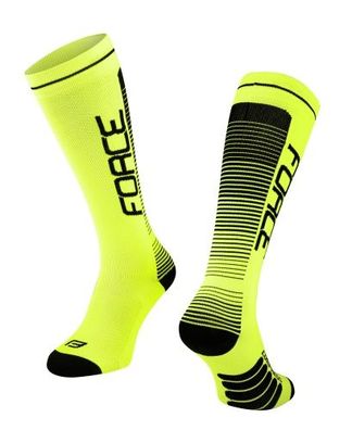 Socken F Compress fluo-schwarz S-M/36-41