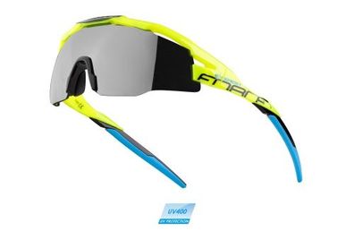 Sonnenbrille FORCE Everest blau-gelb