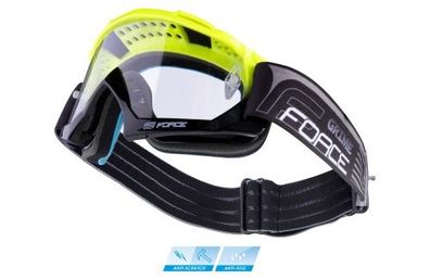 FORCE Downhill Google GRIME , schwarz fluo