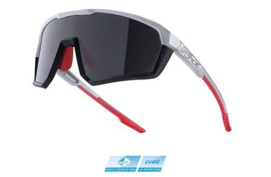 Sonnenbrille FORCE APEX rot-hellgrau