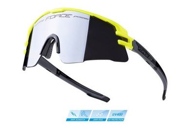 Sonnenbrille FORCE Ambient grau-gelb