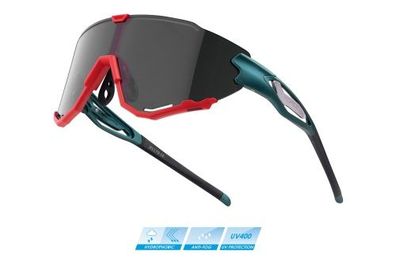 Sonnenbrille FORCE CREED petrol-grüne Bügel