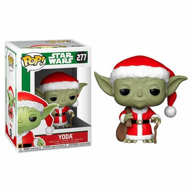 POP-Figur Star Wars Weihnachtsmann Yoda