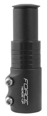 reduction FORCE fork adapter 1 1/8''Al. matt black