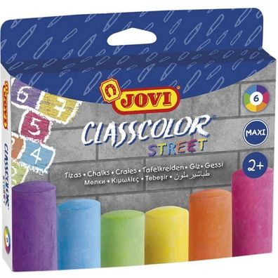 Jovi Straßenkreide Classcolor, staubarm, sehr gute Farbabgabe