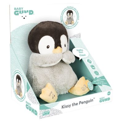 Gund - Kissy der Pinguin (grau/braun)