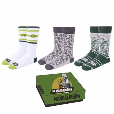 Star Wars Mandalorian Set 3 Socken Größe 40-46