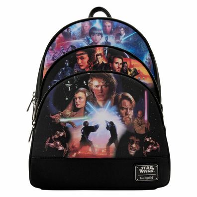 Loungefly Star Wars Prequel Trilogy Rucksack 34cm