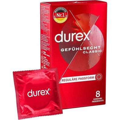 DUREX Gefühlsecht Classic 8 St. -New Design