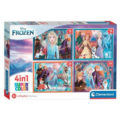 Clementoni Puzzles Disney Gefroren, 4in1