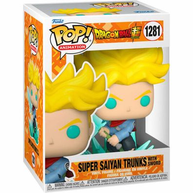 Dragon Ball Super POP! Animation Vinyl Figur SS Trunks w/ Sword 9 cm