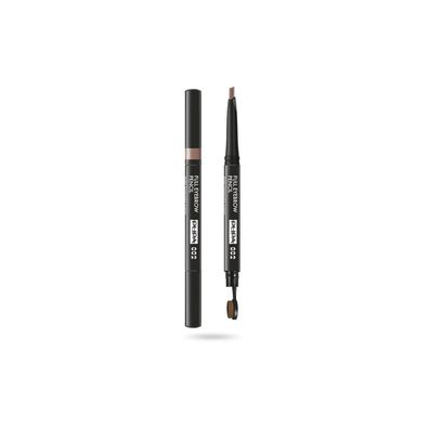 Pupa, Full, Paraben-Free Pencil & Brush 2-In1 002 Brown 0.2 g