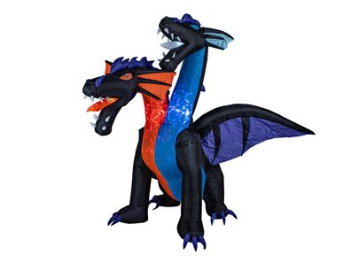 Europalms Halloween Aufblasbare Figur Drache, 208cm