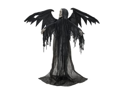 Europalms Halloween Schwarzer Engel, 175x100x66cm