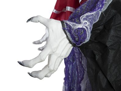 Europalms Halloween Figur Clown Robby, animiert, 120cm