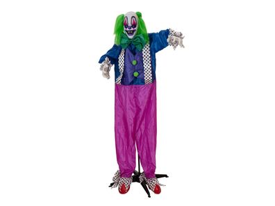 Europalms Halloween Figur Clown Charly, animiert, 164cm