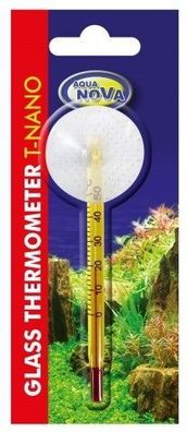 Aqua Nova Nano Thermometer 77mm gelb mit schwarzer Skalierung