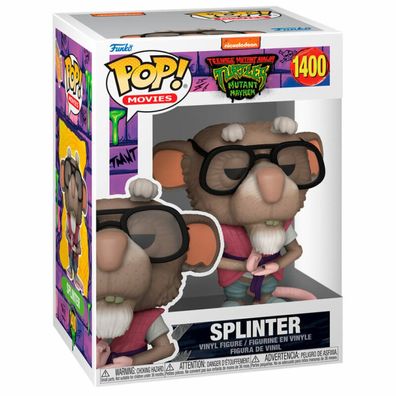 Teenage Mutant Ninja Turtles POP! Movies Vinyl Figur Splinter 9 cm