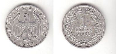 1 Mark Silbermünze Weimarer Republik 1925 A Jäger 319 (112652)