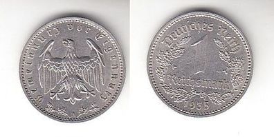 1 Mark Nickel Münze 3. Reich 1935 A, Jäger 354 (112783)