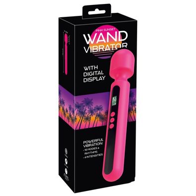 Pink Sunset Wand Vibrator Disp