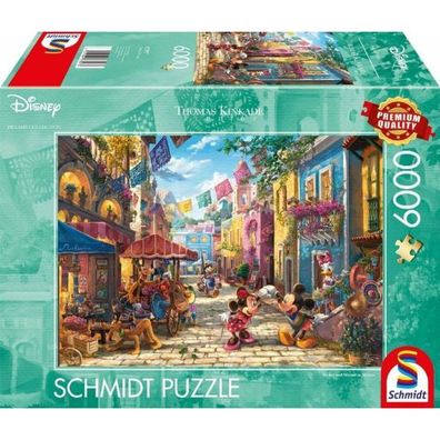 Disney - Mickey & Minnie in Mexico, 6000 Teile - Puzzle