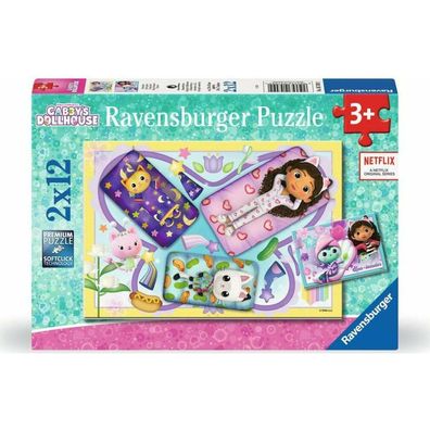 Kinderpuzzle Gabby's Dollhouse (2x 12 Teile)