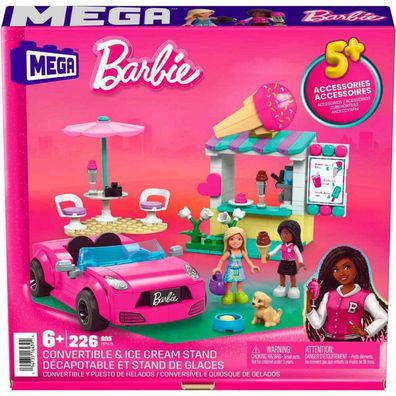 MEGA Barbie Cabrio & Eisstand