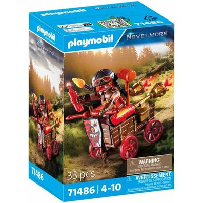 Playmobil 71486 Novelmore Kahbooms Rennwagen, Konstruktionsspielzeug