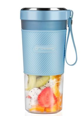 grossag Akku Smoothie Mixer to-go, Hellblau / Artikel 1380 MX 10.08