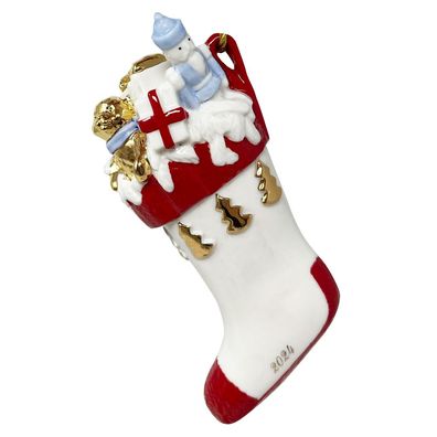 Villeroy & Boch Christmas Classics Ornament Nikolausstiefel Kunststoff, Metall,