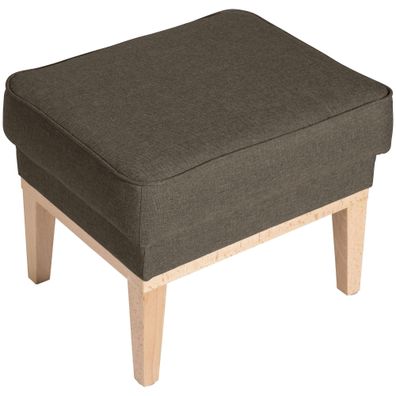 Hocker Kagami Bezug Flachgewebe Buche natur / sahara 2116