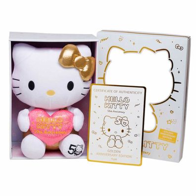 Hello Kitty - Plüschfigur 50. Jubiläum (30 cm)