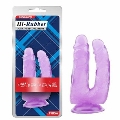 6,3-Zoll-Doppeldildo-Violett