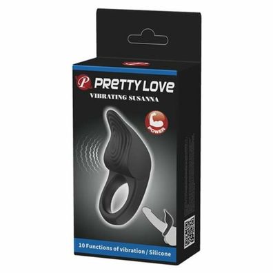 Pretty Love Vibrating Susanna Cock ring Schwarz