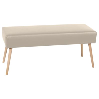 Bank Katja Bezug Kunstleder Buche natur / beige 2273